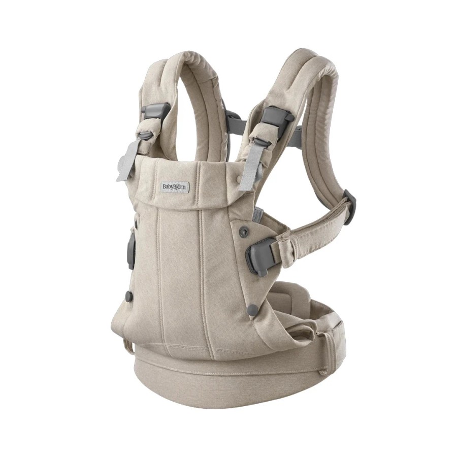 BabyBjorn Βρεφικός Μάρσιπος Harmony Woven Melange Light Beige