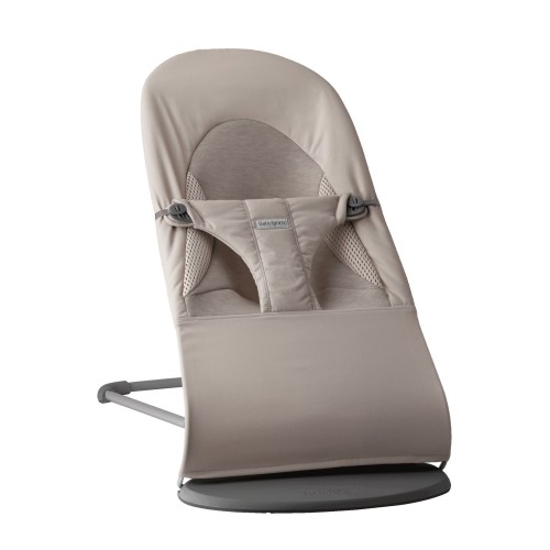 BabyBjorn Βρεφικό Ρηλάξ Balance Soft Tri Fabric Sand Grey