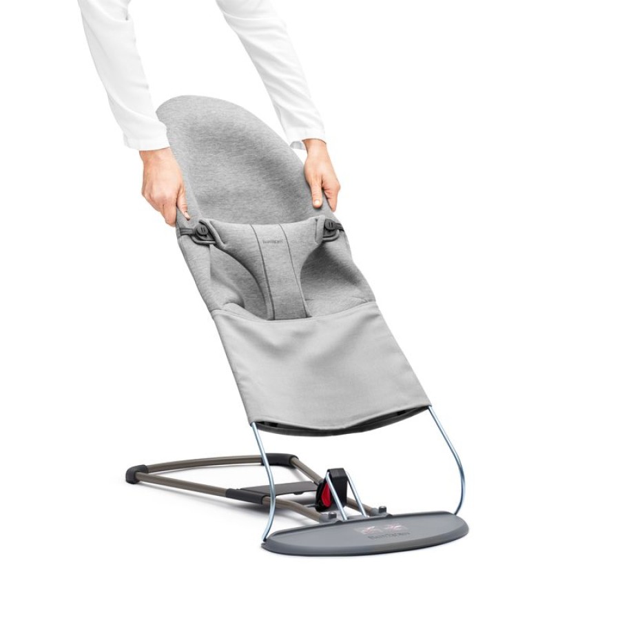 BabyBjorn Ανταλλακτικό Ύφασμα για Ρηλάξ 3D Jersey Light Grey