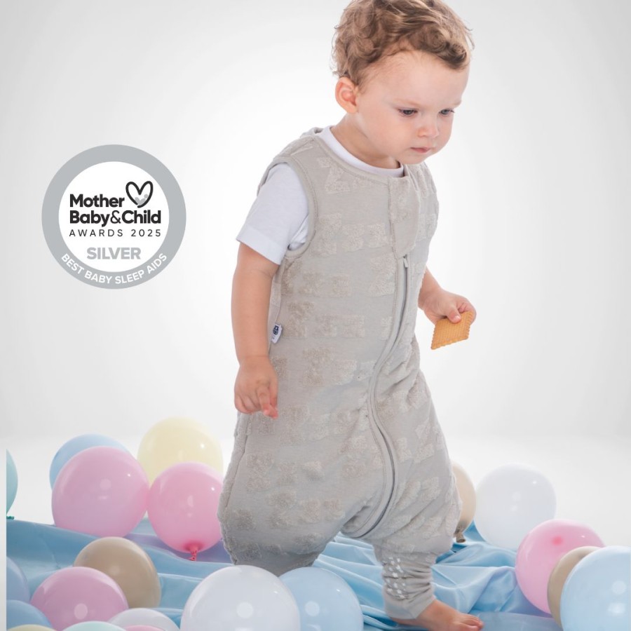 BabyBliss BlissJump Φθινοπωρινός / Ανοιξιάτικος Υπνόσακος με Ποδαράκια 1.0 tog Dreamy Zzz Grey 6-18 μηνών