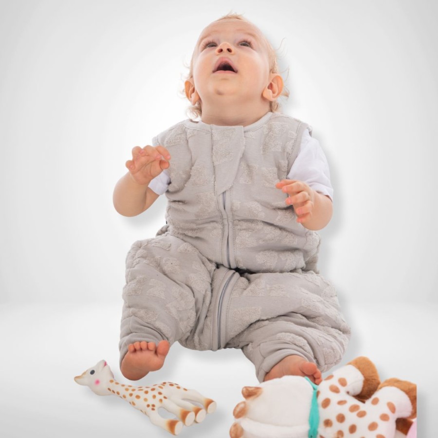 BabyBliss BlissJump Φθινοπωρινός / Ανοιξιάτικος Υπνόσακος με Ποδαράκια 1.0 tog Dreamy Zzz Grey 6-18 μηνών