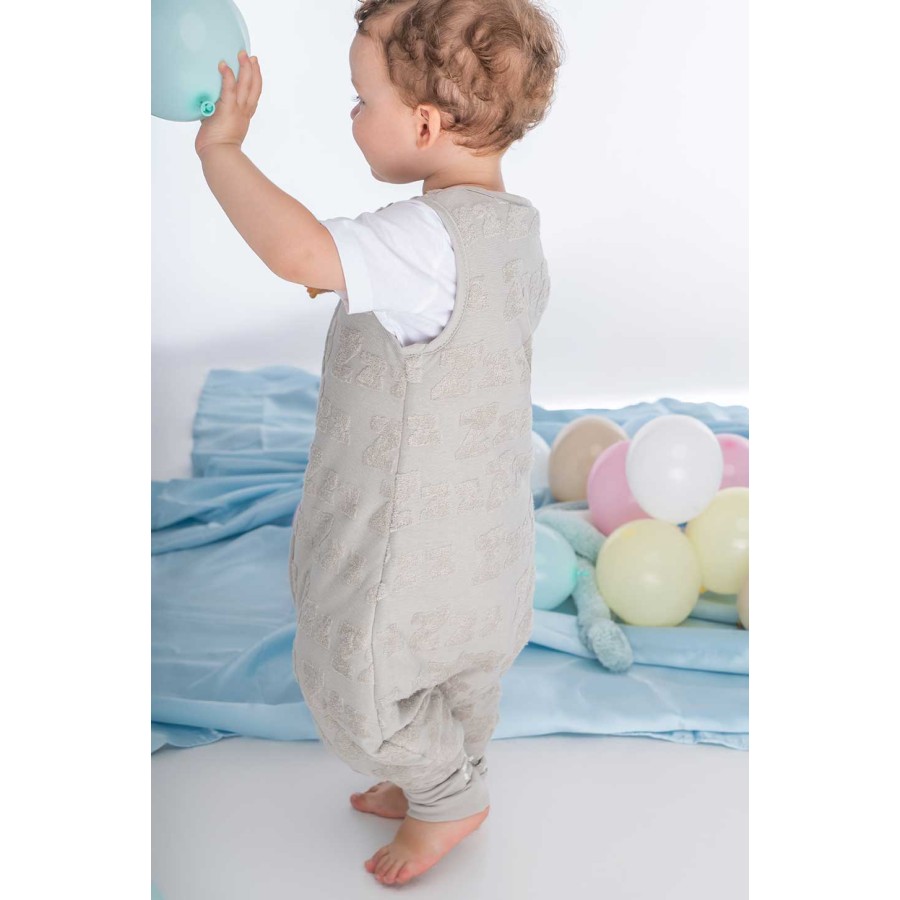 BabyBliss BlissJump Φθινοπωρινός / Ανοιξιάτικος Υπνόσακος με Ποδαράκια 1.0 tog Dreamy Zzz Grey 6-18 μηνών