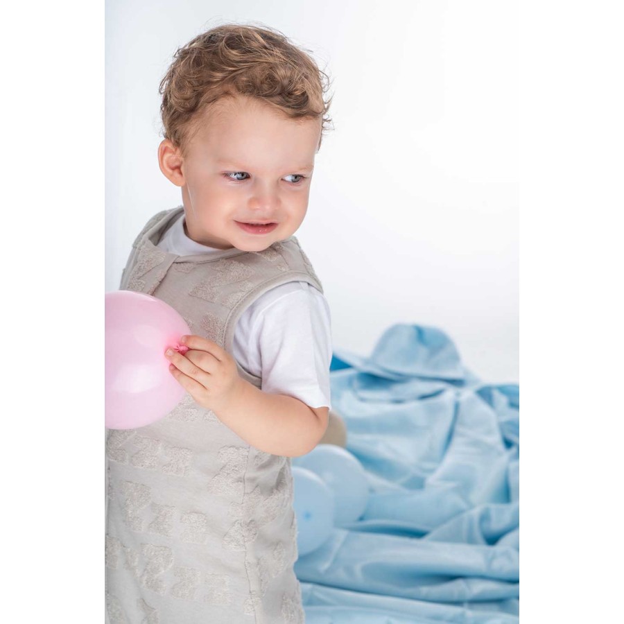 BabyBliss BlissJump Φθινοπωρινός / Ανοιξιάτικος Υπνόσακος με Ποδαράκια 1.0 tog Dreamy Zzz Grey 6-18 μηνών