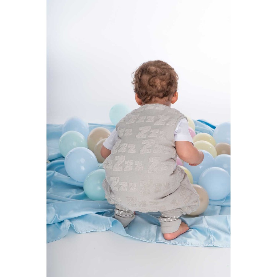 BabyBliss BlissJump Φθινοπωρινός / Ανοιξιάτικος Υπνόσακος με Ποδαράκια 1.0 tog Dreamy Zzz Grey 6-18 μηνών