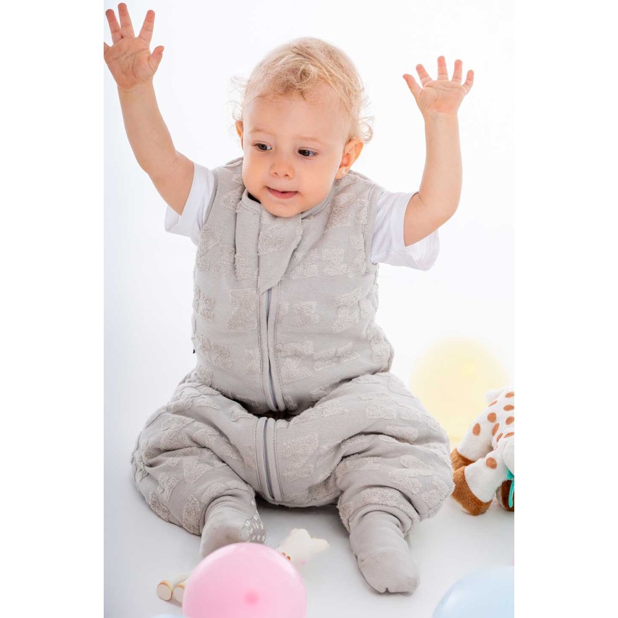 BabyBliss BlissJump Φθινοπωρινός / Ανοιξιάτικος Υπνόσακος με Ποδαράκια 1.0 tog Dreamy Zzz Grey 6-18 μηνών
