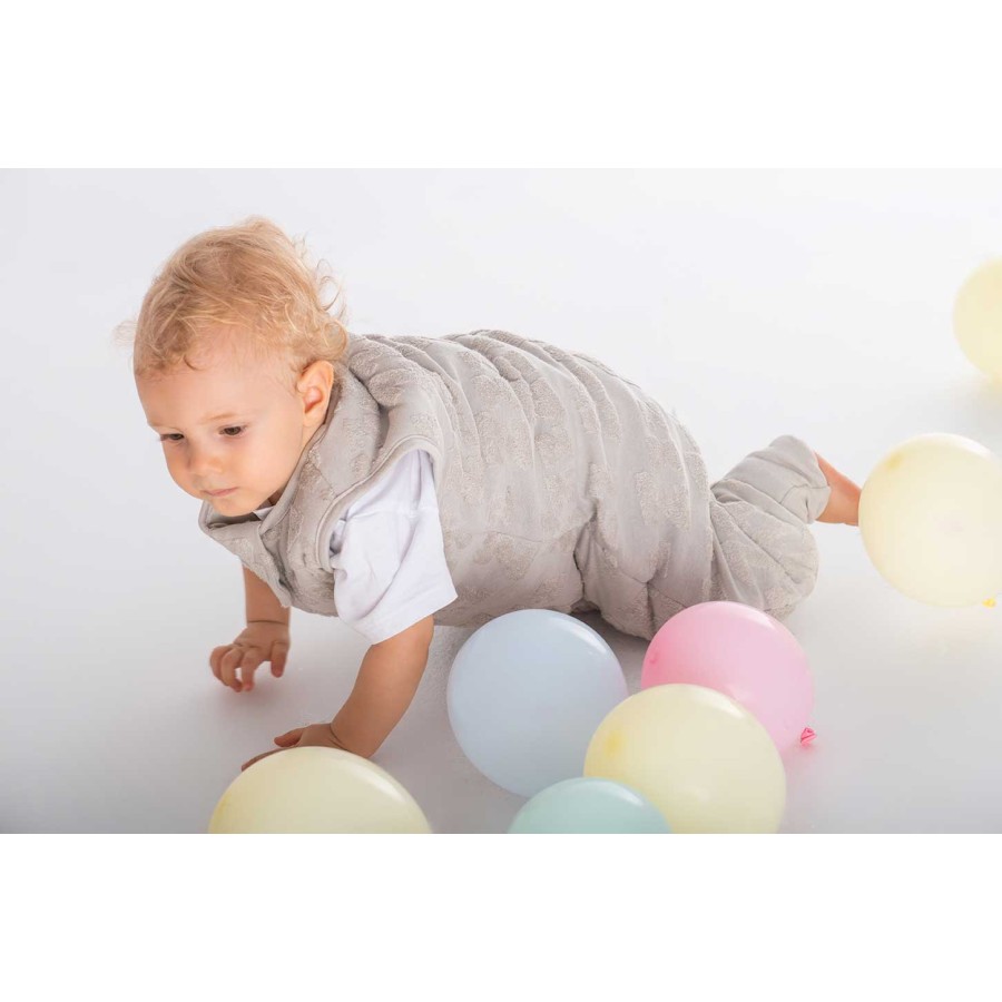 BabyBliss BlissJump Φθινοπωρινός / Ανοιξιάτικος Υπνόσακος με Ποδαράκια 1.0 tog Dreamy Zzz Grey 6-18 μηνών