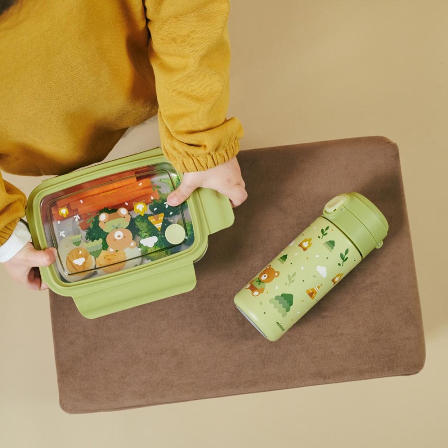 Miniland Ανοξείδωτο Παιδικό Παγούρι Steel Junior Bottle Explorer 320ml
