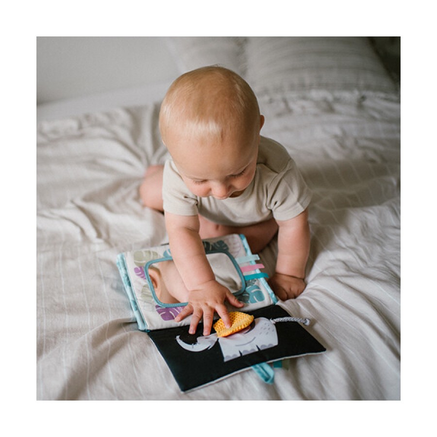 Βρεφικό Αισθητηριακό Βιβλίο Διπλής Όψης BabyOno Safari