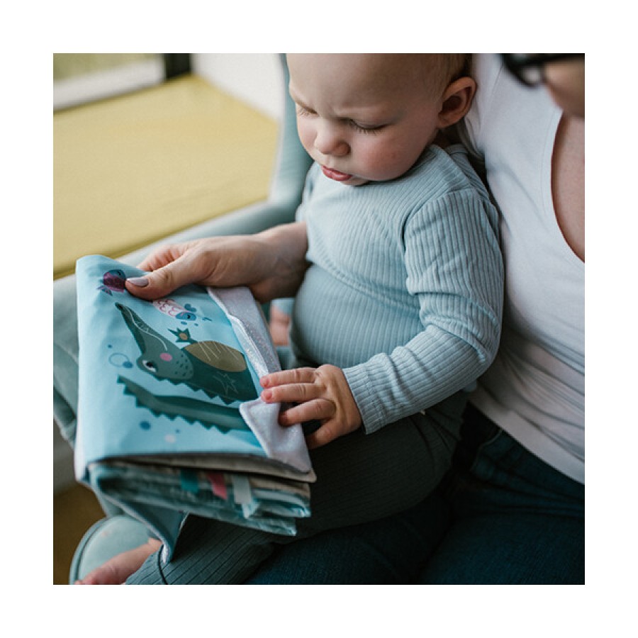 Βρεφικό Αισθητηριακό Βιβλίο Διπλής Όψης BabyOno Safari