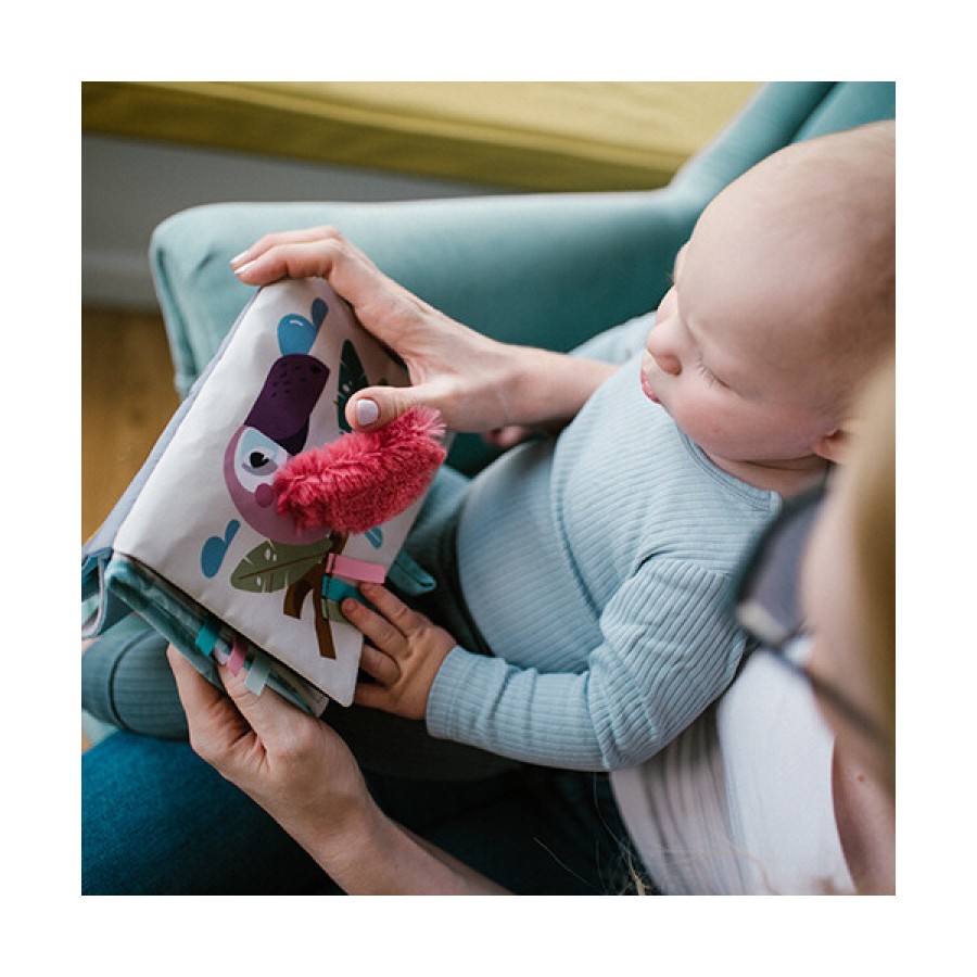 Βρεφικό Αισθητηριακό Βιβλίο Διπλής Όψης BabyOno Safari