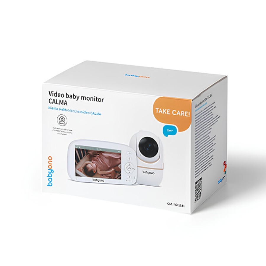 Kάμερα και Baby Monitor με Eνδοεπικοινωνία & Oθόνη 5" LCD με Zoom BabyOno Calma