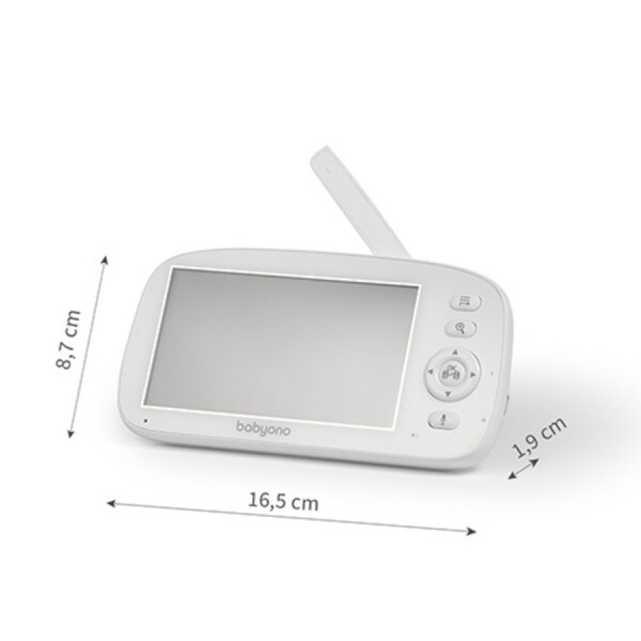 Kάμερα και Baby Monitor με Eνδοεπικοινωνία & Oθόνη 5" LCD με Zoom BabyOno Calma