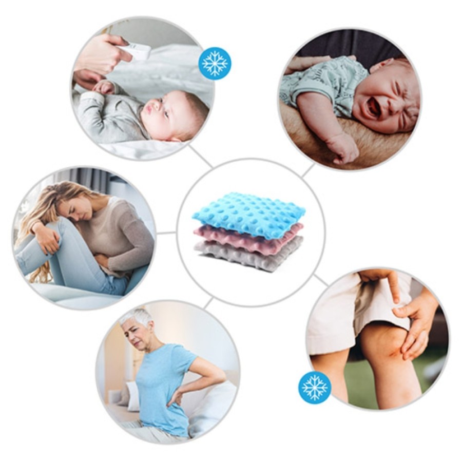 Babyono Φυσική Θερμοφόρα με Κουκούτσια από Κεράσια & Λεβάντα για Κολικούς Μπεζ