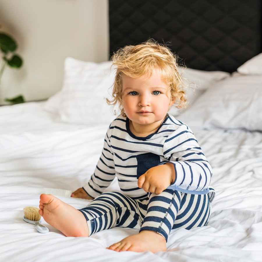 BabyOno Σετ Βρεφική Βούρτσα με Φυσική Τρίχα & Χτένα Μέντα