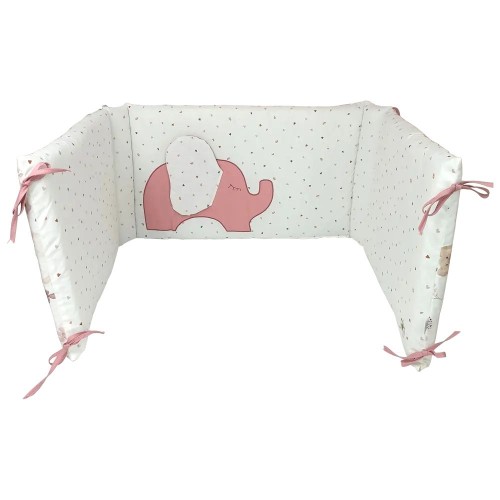 Baby Star Βρεφική Πάντα Κούνιας & Λίκνου Elephant 39x205εκ.