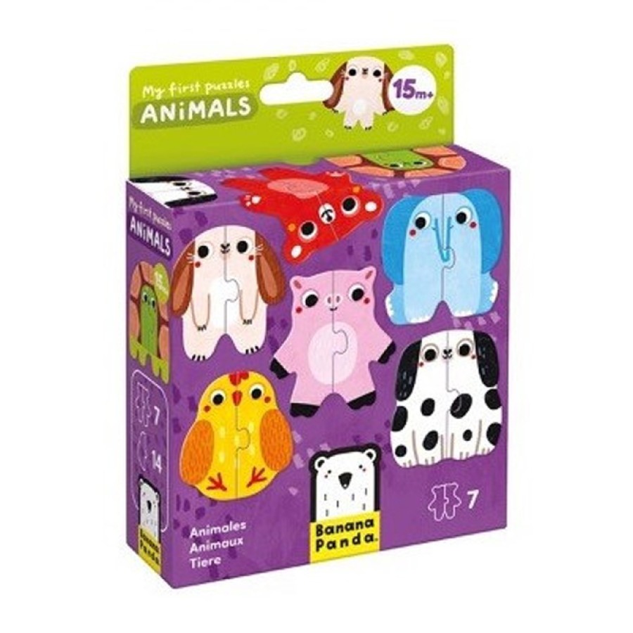 Βρεφικά Παζλ Αντιστοίχησης Banana Panda My First Puzzles Animals