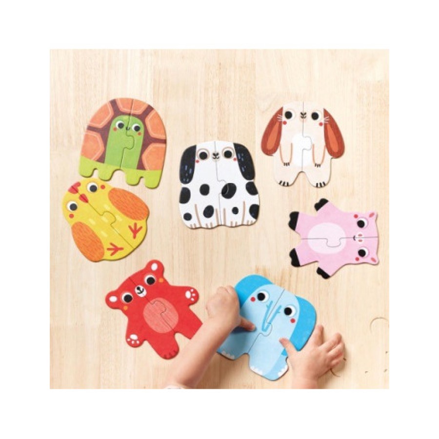 Βρεφικά Παζλ Αντιστοίχησης Banana Panda My First Puzzles Animals