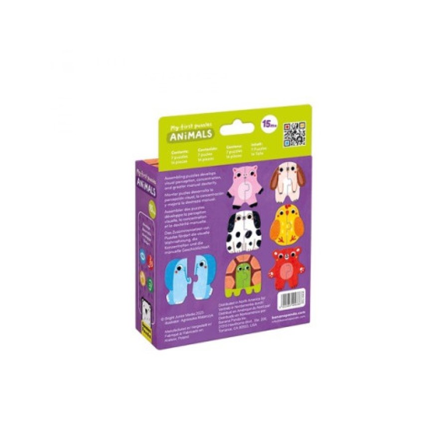 Βρεφικά Παζλ Αντιστοίχησης Banana Panda My First Puzzles Animals