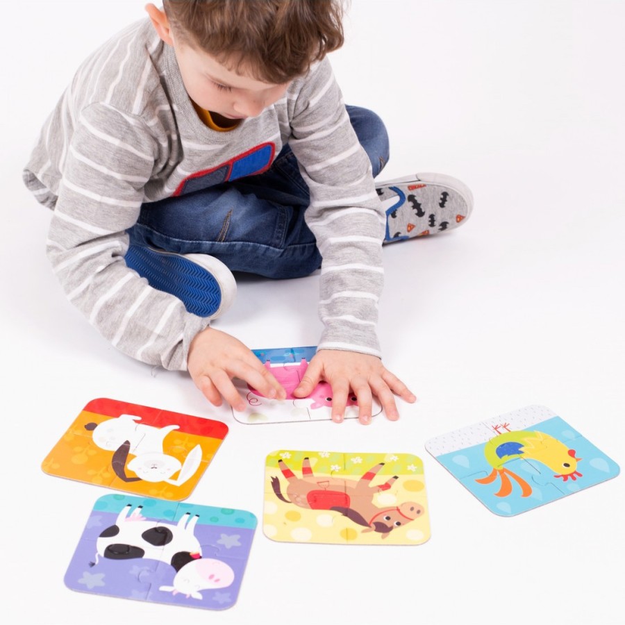 Banana Panda Παιδικά Παζλ με Ζωάκια On-The-Go Puzzles Animals 2+
