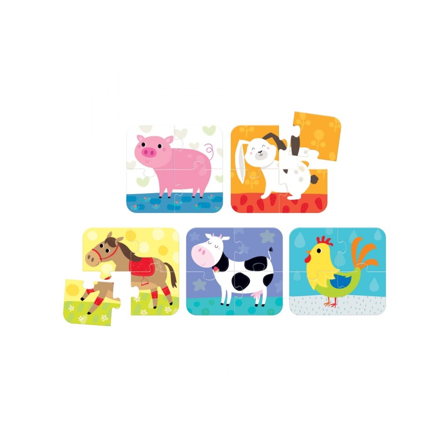 Banana Panda Παιδικά Παζλ με Ζωάκια On-The-Go Puzzles Animals 2+