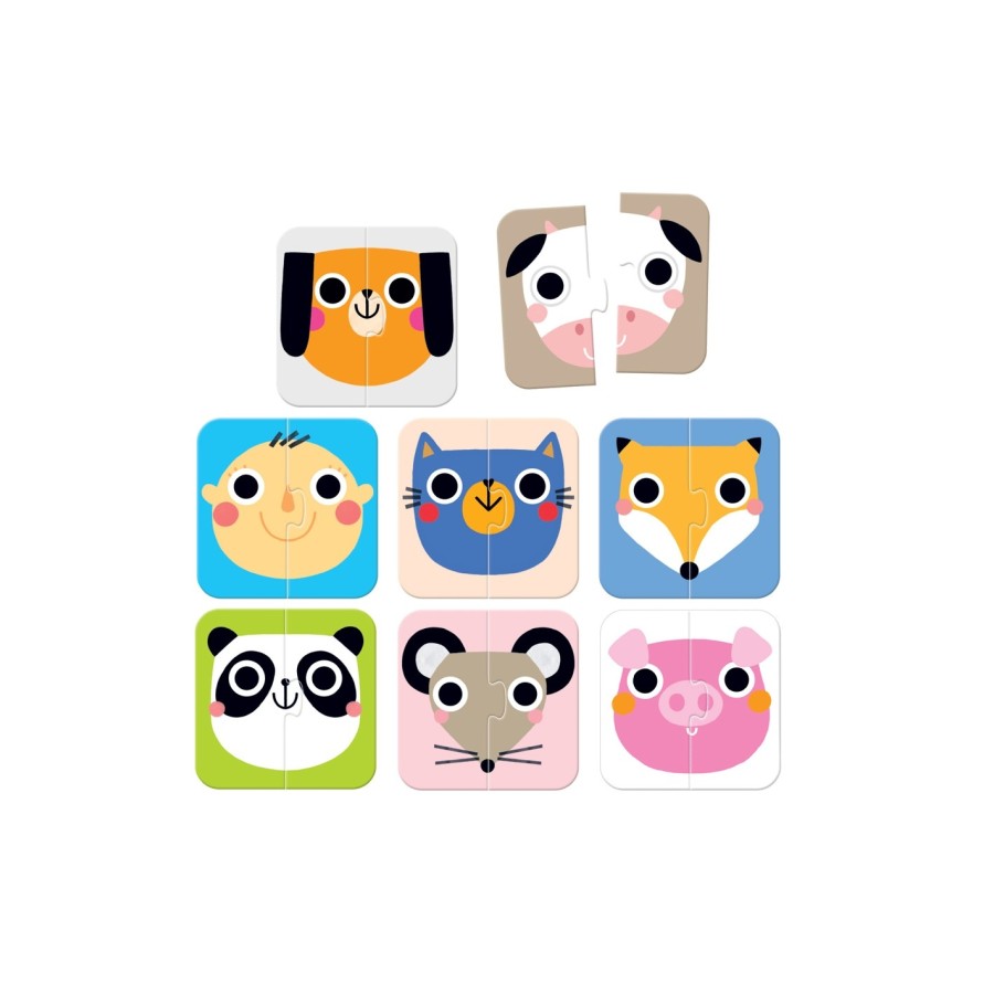 Banana Panda Παιδικά Παζλ με Προσωπάκια On-The-Go Puzzles Halves Places 15m+