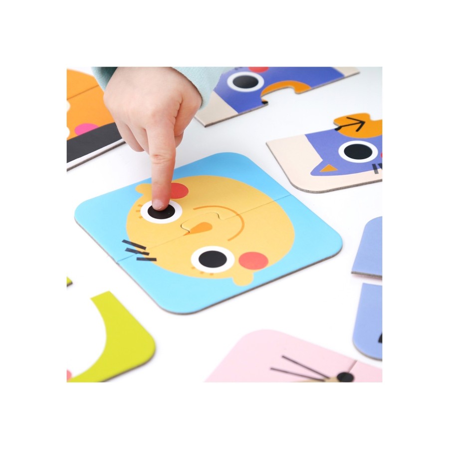 Banana Panda Παιδικά Παζλ με Προσωπάκια On-The-Go Puzzles Halves Places 15m+