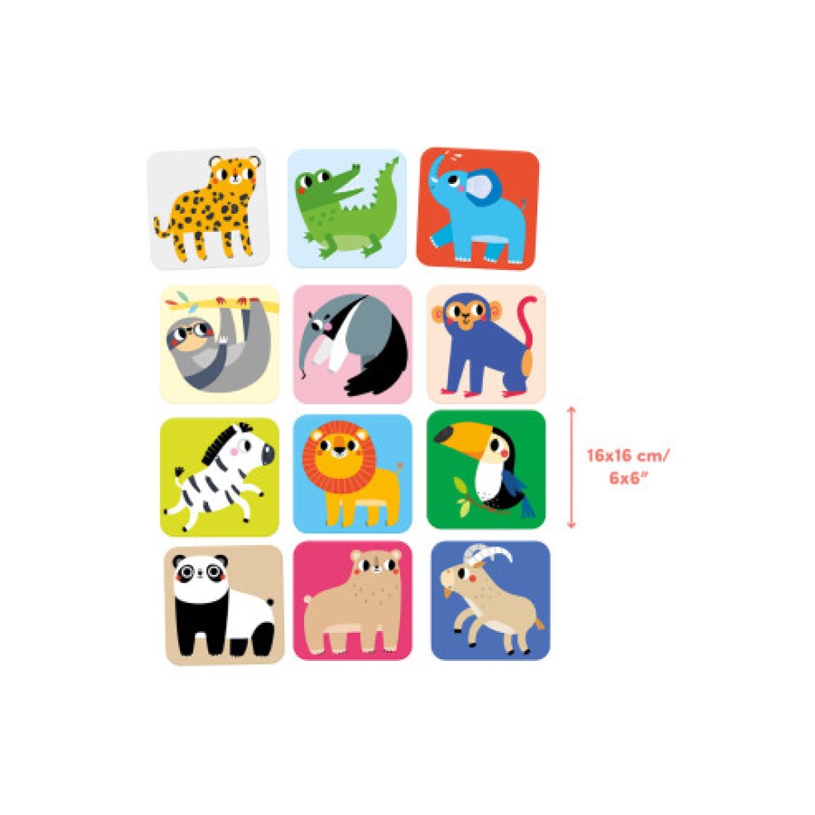 Επιτραπέζιο Μνήμης Banana Panda Suuuper Size Memory Game Wild Animals