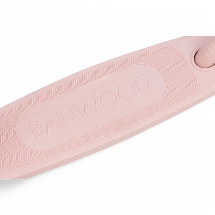 Banwood Παιδικό Πατίνι Eco με Σύστημα Easy Ride Απαλό Ροζ