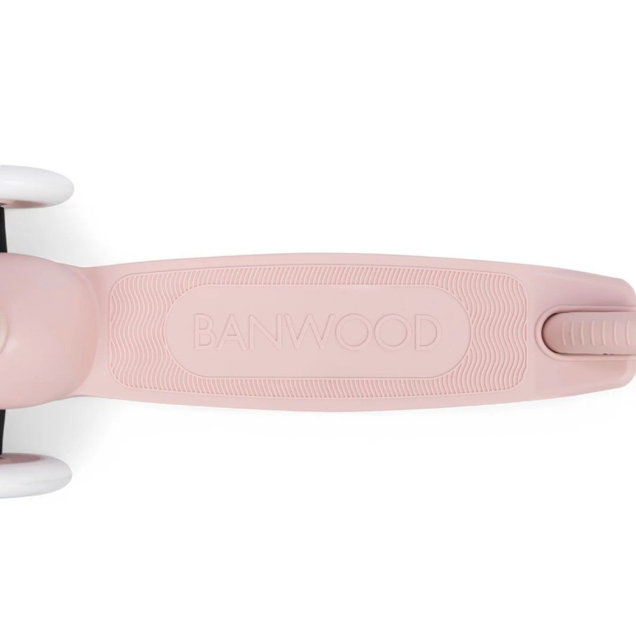 Banwood Παιδικό Πατίνι Eco με Σύστημα Easy Ride Απαλό Ροζ