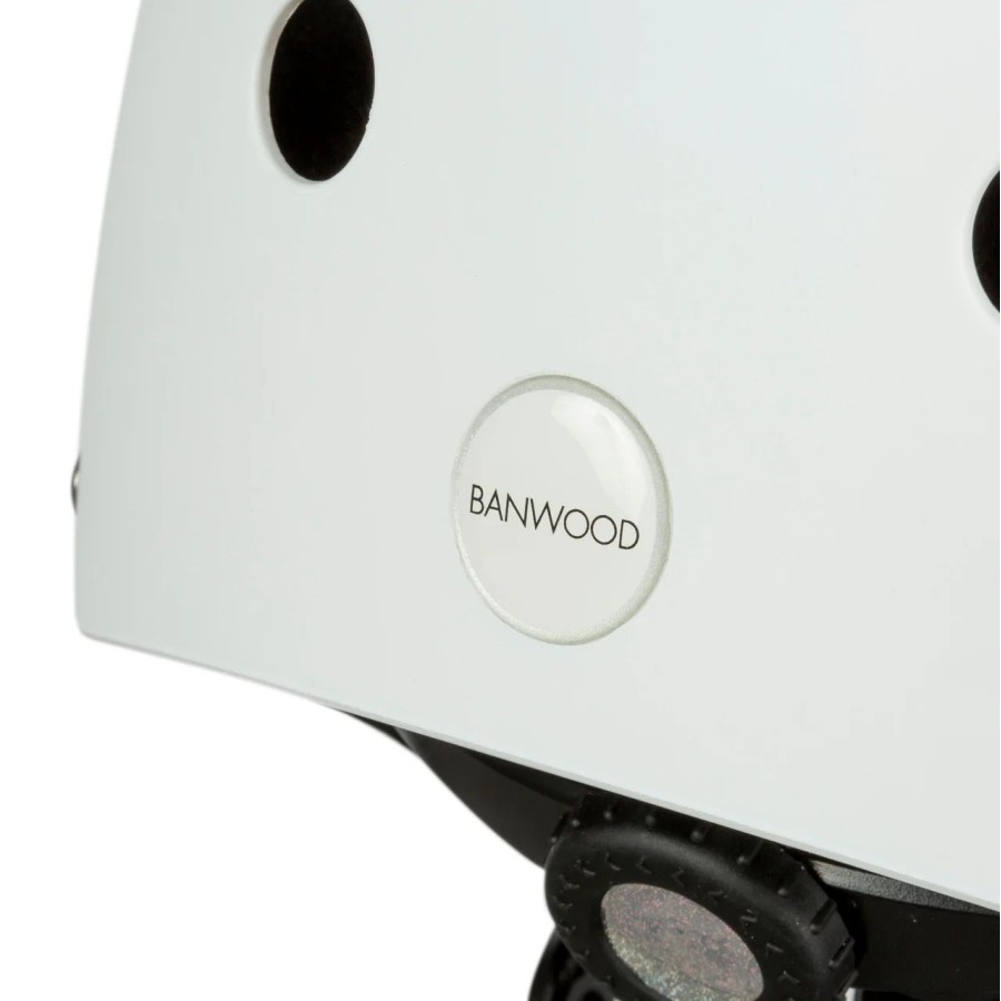 Banwood Παιδικό Κράνος με Σύστημα Dial-Fit Λευκό S (3-7 ετών/50-54εκ.)