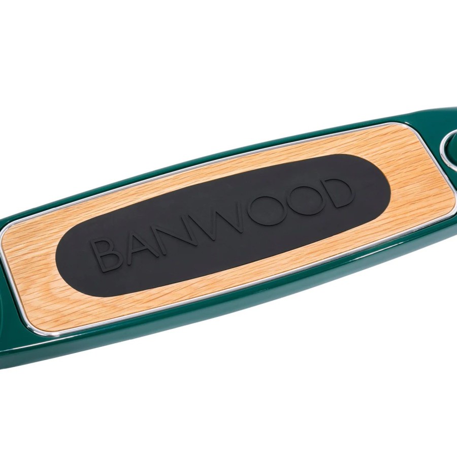 Banwood Ρυθμιζόμενο Παιδικό Πατίνι με Σύστημα Easy Ride & Καλαθάκι Πράσινο