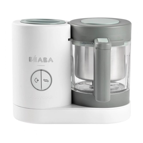 Beaba Βρεφικός Ατμογάγειρας & Μπλέντερ Babycook Neo® Grey/White 1.25lt