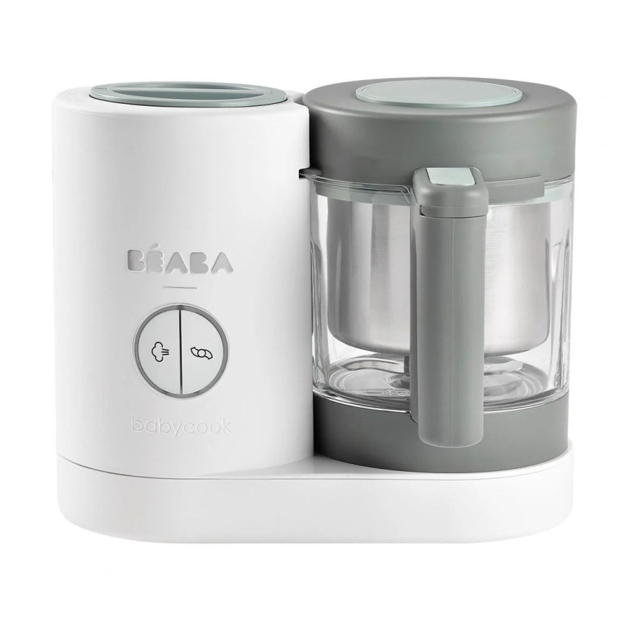 Beaba Βρεφικός Ατμογάγειρας & Μπλέντερ Babycook Neo® Grey/White 1.25lt