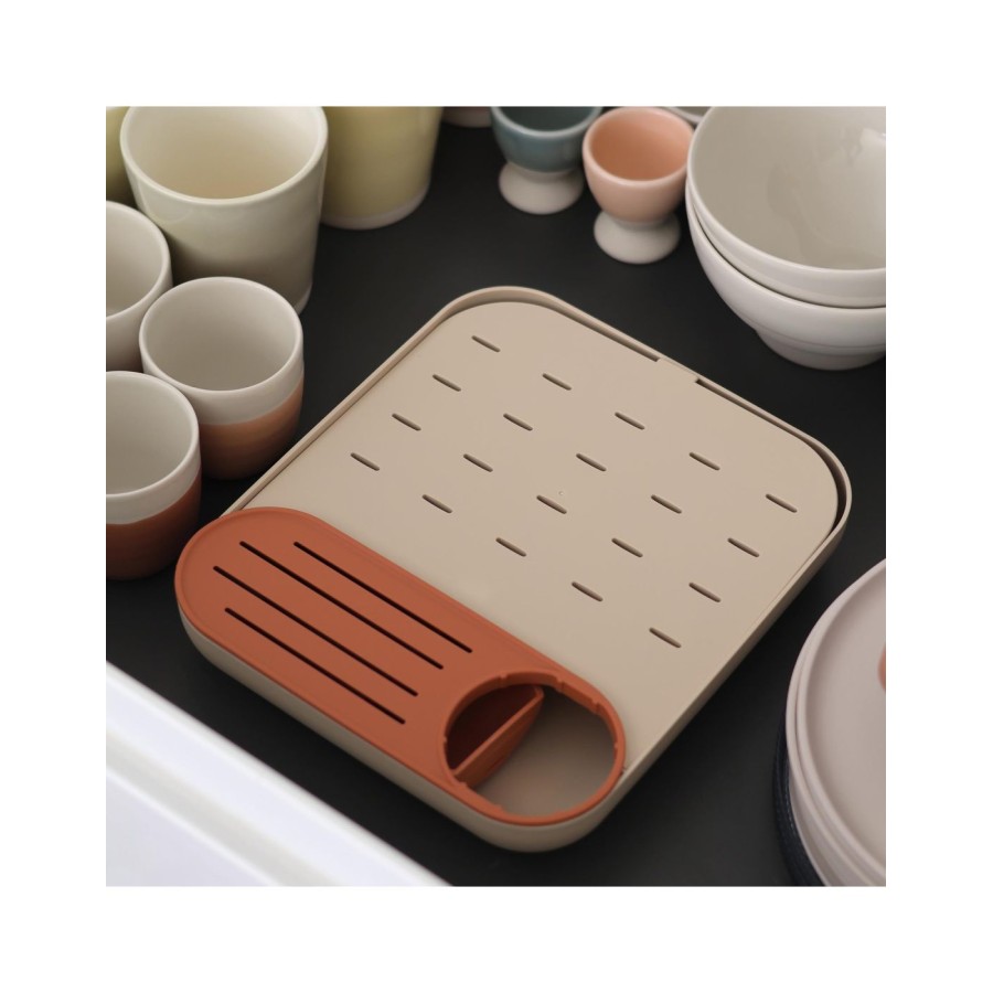 Σχάρα Αποστράγγισης Μπιμπερό και Αξεσουάρ Terracotta/Clay Beaba
