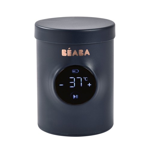 Θερμαντήρας Μπιμπερό Φορητός Beaba MILK NOMADE Night Blue+ 3 Adaptors 