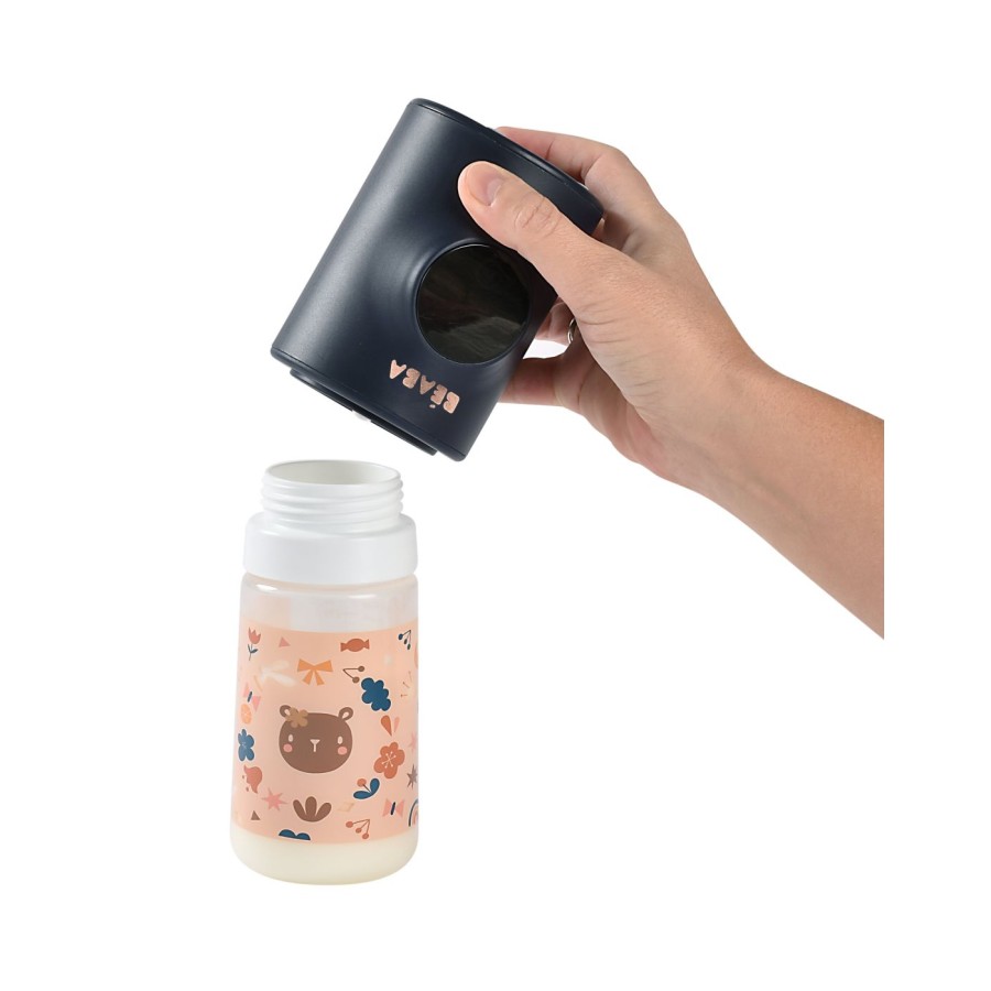Θερμαντήρας Μπιμπερό Φορητός Beaba MILK NOMADE Night Blue+ 3 Adaptors 
