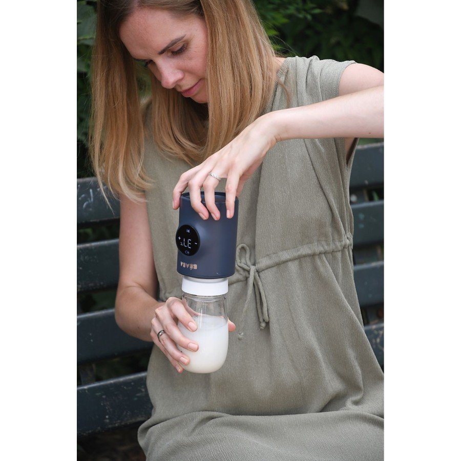 Θερμαντήρας Μπιμπερό Φορητός Beaba MILK NOMADE Night Blue+ 3 Adaptors 