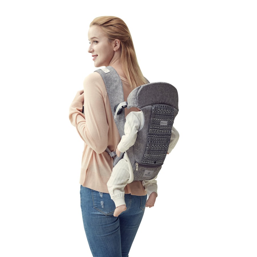 Βρεφικός Μάρσιπος Bebe Stars Cuddle Smoked Grey 226-186