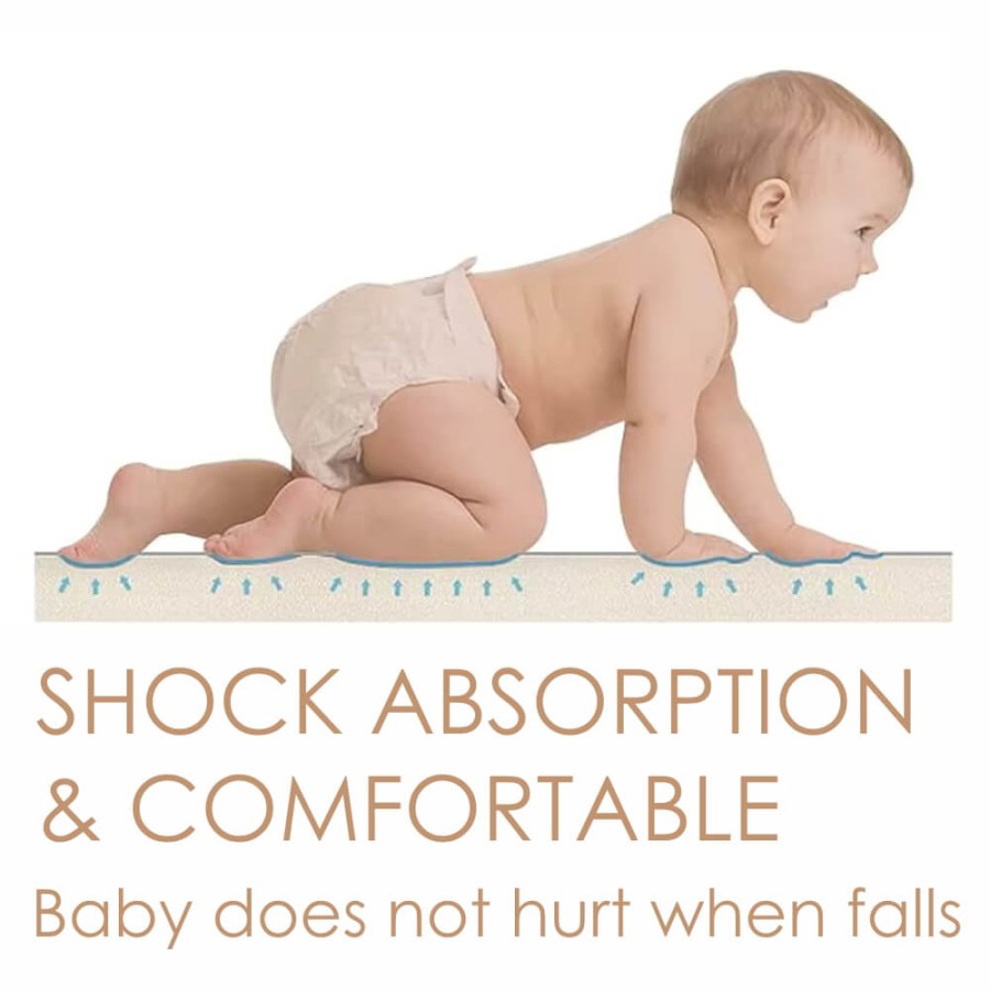 Bebe Stars Παιδικό Χαλάκι Δραστηριοτήτων 200x180εκ Διπλής Όψης Boho 100-502