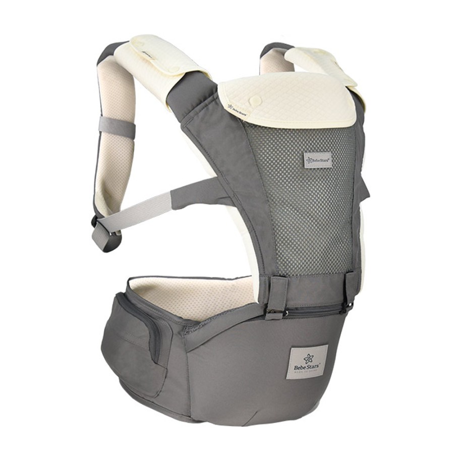 Βρεφικός Μάρσιπος Bebe Stars Hug Me Smoked Grey 225-186