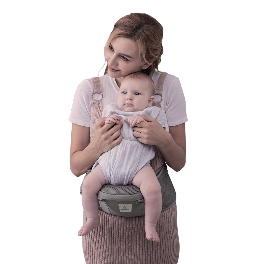 Βρεφικός Μάρσιπος Bebe Stars Hug Me Smoked Grey 225-186