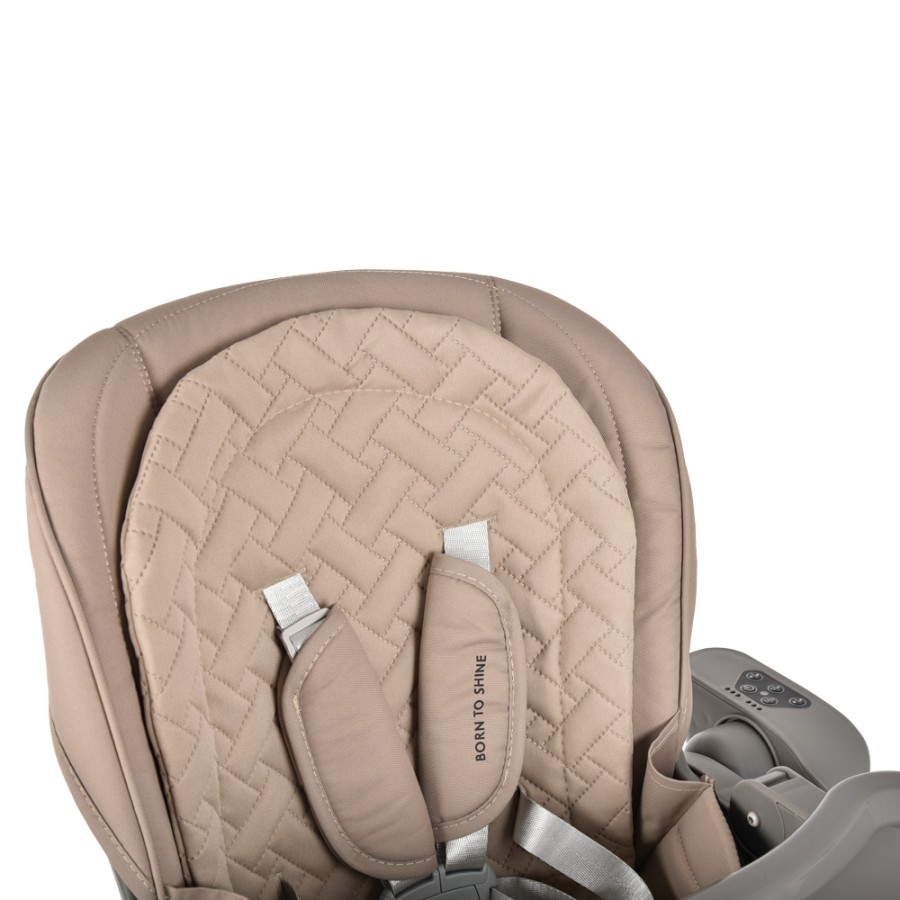 Καρεκλάκι Φαγητού-Κούνια Ηλεκτρικό 2 in 1 Bebe Stars Serenna Natural Beige