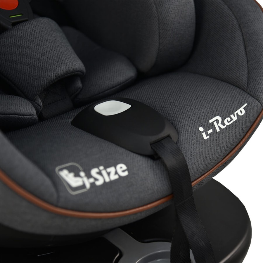 Bebe Stars Παιδικό Κάθισμα Αυτοκινήτου i-Revo i-Size 360° 0-36kg Grey