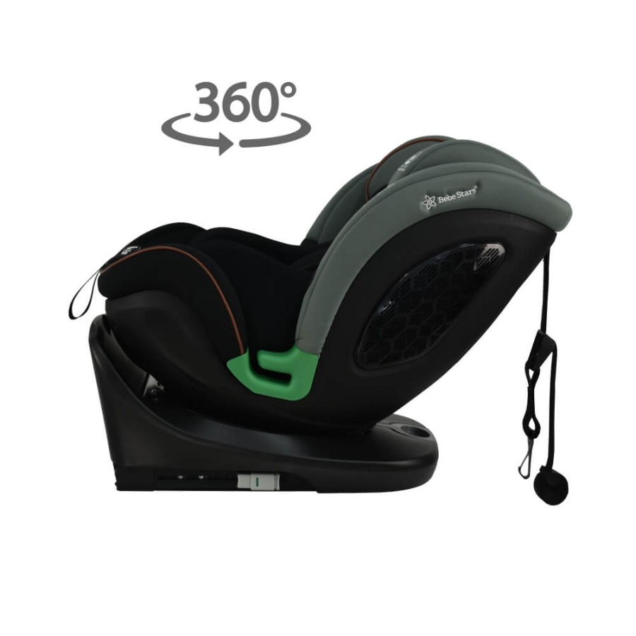 Bebe Stars Παιδικό Κάθισμα Αυτοκινήτου i-Revo i-Size 360° 0-36kg Olive
