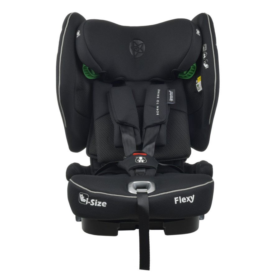 Παιδικό Κάθισμα Αυτοκινήτου Bebe Stars Flexy Isofix i-Size Black 76-150cm (3-12 ετών)