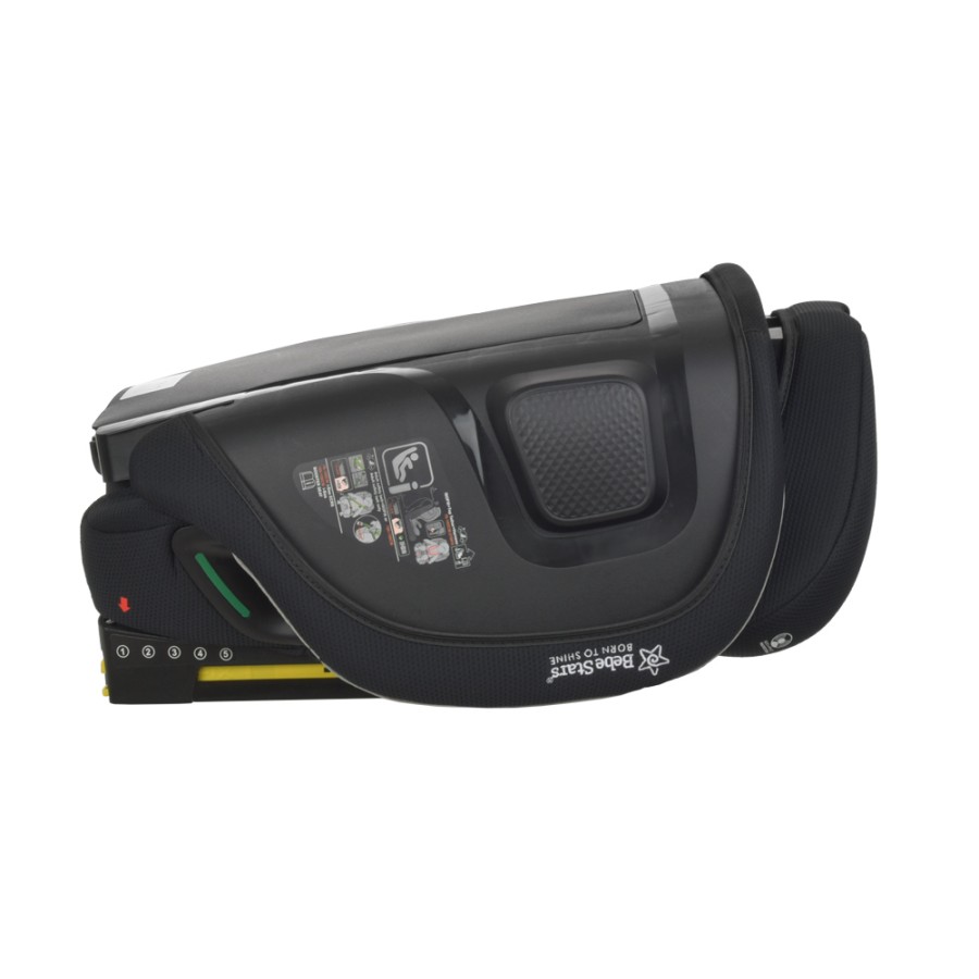 Παιδικό Κάθισμα Αυτοκινήτου Bebe Stars Flexy Isofix i-Size Black 76-150cm (3-12 ετών)