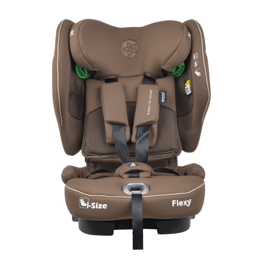 Παιδικό Κάθισμα Αυτοκινήτου Bebe Stars Flexy Isofix i-Size Coffee 76-150cm (3-12 ετών)