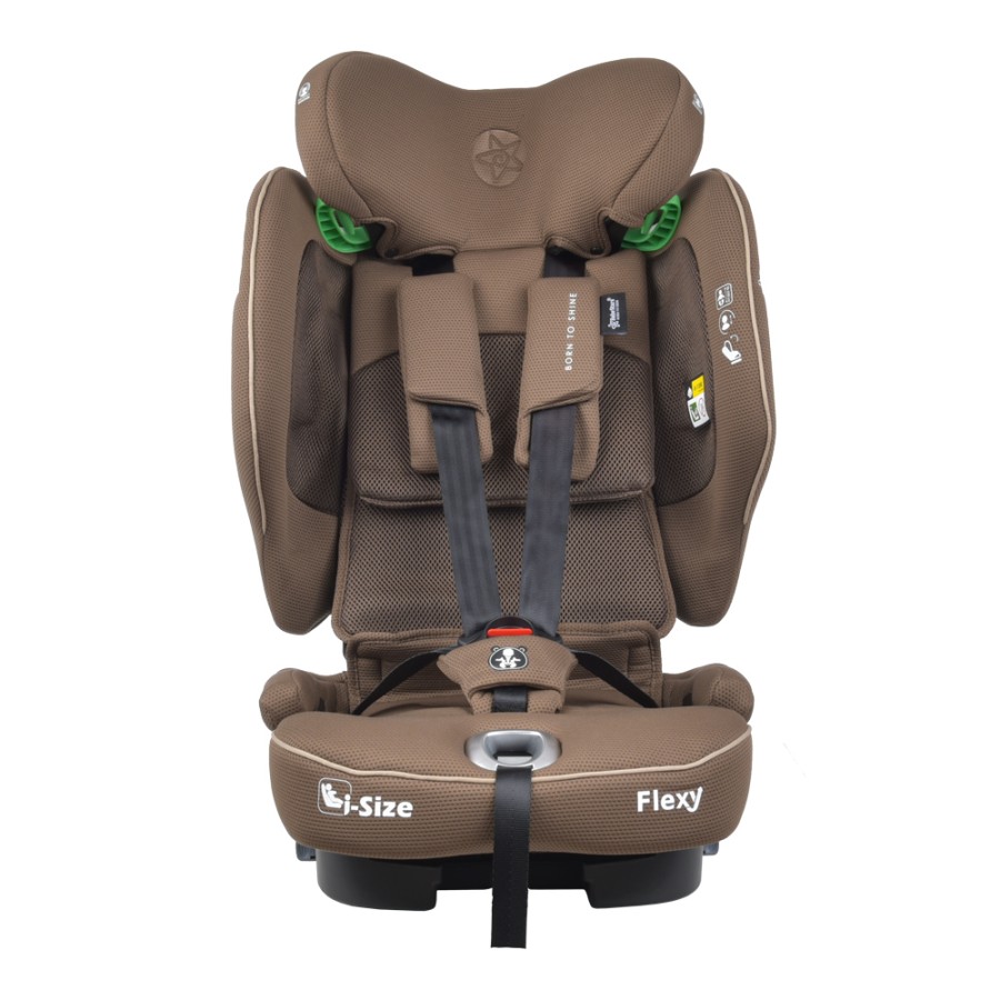 Παιδικό Κάθισμα Αυτοκινήτου Bebe Stars Flexy Isofix i-Size Coffee 76-150cm (3-12 ετών)