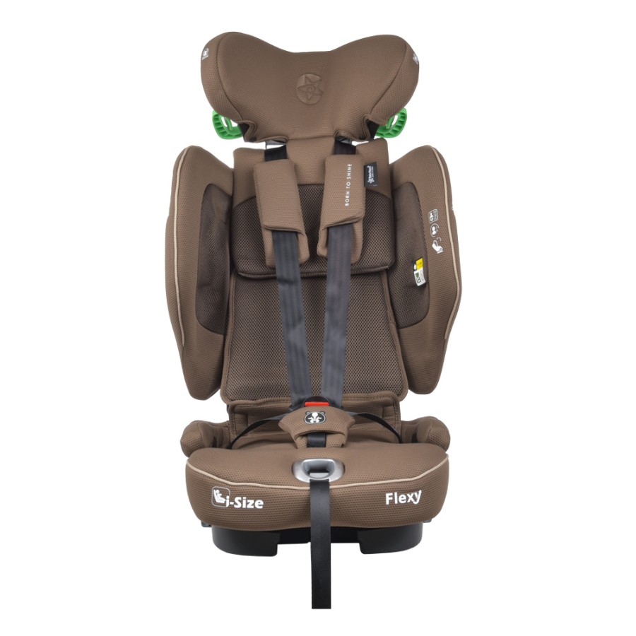 Παιδικό Κάθισμα Αυτοκινήτου Bebe Stars Flexy Isofix i-Size Coffee 76-150cm (3-12 ετών)