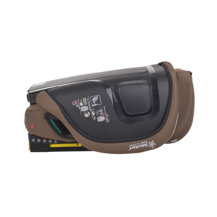 Παιδικό Κάθισμα Αυτοκινήτου Bebe Stars Flexy Isofix i-Size Coffee 76-150cm (3-12 ετών)
